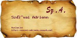 Szávai Adrienn névjegykártya