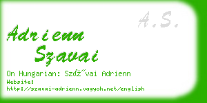 adrienn szavai business card